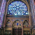 Rose window in Sainte-Chapelle