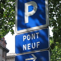Sign to Pont Neuf