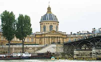 Paris sights from the Seine River