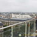 Seeing the sights of Paris from the top of Printemps