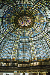 3,185 glass panels make up Printemps' art deco cupola