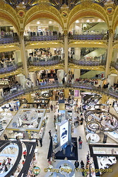 Shopping at Galeries Lafayette