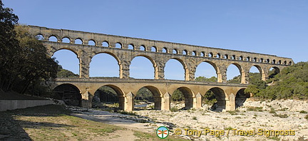 Pont du Gard aqueduct, Provence, France