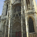 This famous west facade was frequently painted by Monet [Rouen - France]