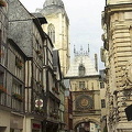 Rue du Gros Horloge runs west from the cathedral [Rouen - France]