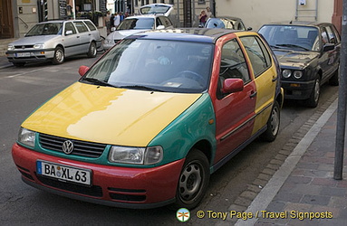 A Colors of Benetton car