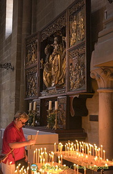 A devotee in Bamberg Cathedral