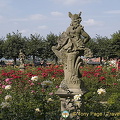 One of the many statues in Bamberg Rose Garden