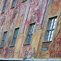 Painted facade of Bamberg Old Town Hall