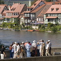 View of Bamberg's Little Venice from the Untere Brücke