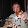 Pretzel goes well with the Rauchbier