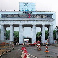 Brandenburg Gate under renovation