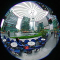 Fish-eye view of the Sony Centre
