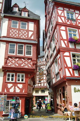 Timber-frame buildings in Bernkastel Marktplatz