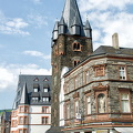 View of Bernkastel's massive church tower