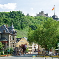 View of Bernkastel and its Burg Landshut