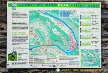 Information about the Nordic Walking Park in Mittelmosel