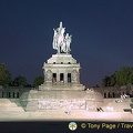 Imposing equestrian statue of Emperor Wilhelm I 