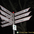 Signposts to Koblenz tourist attractions