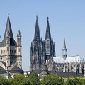 Groß St. Martin and Cologne Cathedral (1907 visits) Groß St. Martin and Cologne Cathedral