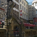 Heinzelmännchenbrunnen tells a legend about hardworking gnomes