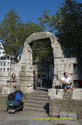 Side portal of the Roman north gate
