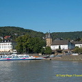The Linz-Remagen ferry at the town of Linz