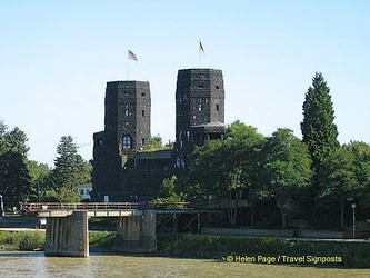 The Remagen Bridge towers are now home to the Friedensmuseum