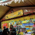 Various flavours of glühwein