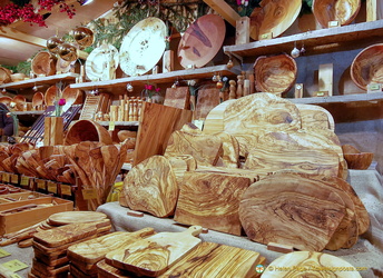A variety of wood products