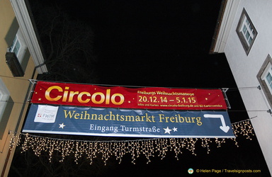 Circus at the Freiburg Weihnachtsmarkt