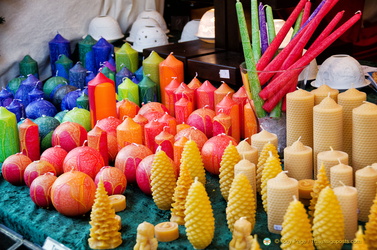 A variety of fragrant candles