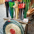 Colourful arrows at the Medieval Christmas Market