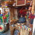 Leipzig Medieval Christmas Market (1391 visits) Stall selling bows and arrows at Leipzig's Medieval Christmas market Leipzig Medieval Christmas Market