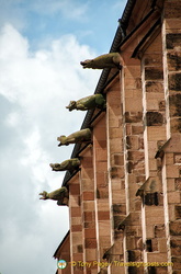 Gargoyles on the Church of the Holy Spirit building