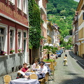 Me, heading for the Heidelberger Studentenkuss at Haspelgasse 16