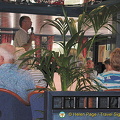 Hendrik commencing a lecture on river locks
[Main Locks - Europe River Cruise - Germany]
