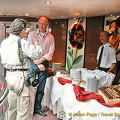 Hendrik and Tony guarding the desert table
[Main Locks - Europe River Cruise - Germany]