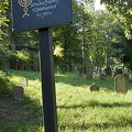 Jewish cemetery at the back of the town