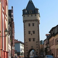 Würzburger Tor is one of two gateways that mark the boundaries of Miltenberg's Old Town