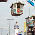 Ferris wheel gondolas