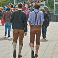Going to Oktoberfest.  Just follow the lederhosen