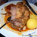 The famous pork knuckle