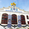 Hofbräu-Festzelt, the second largest of the Oktoberfest tents