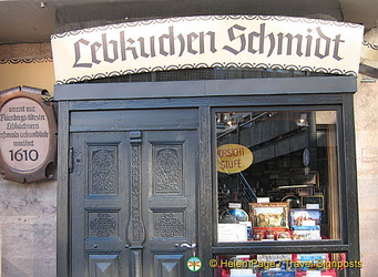 Lebkuchen Schmidt gingerbread shop dates back to 1610