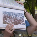 Nuremberg Trial - our guide describing the court room scene
