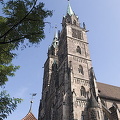 Twin towers of St. Lorenzkirche