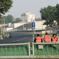 The Zeppelin Field cordonned off for a motorbike rally