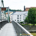 Luitpoldbrücke near the intersection of the Ilz andDanube rivers