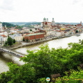 View of the Danube and Passau